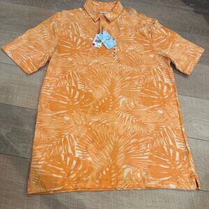 PACIFIC MARLIN MENS ORANGE POLO MEDIUM NEW